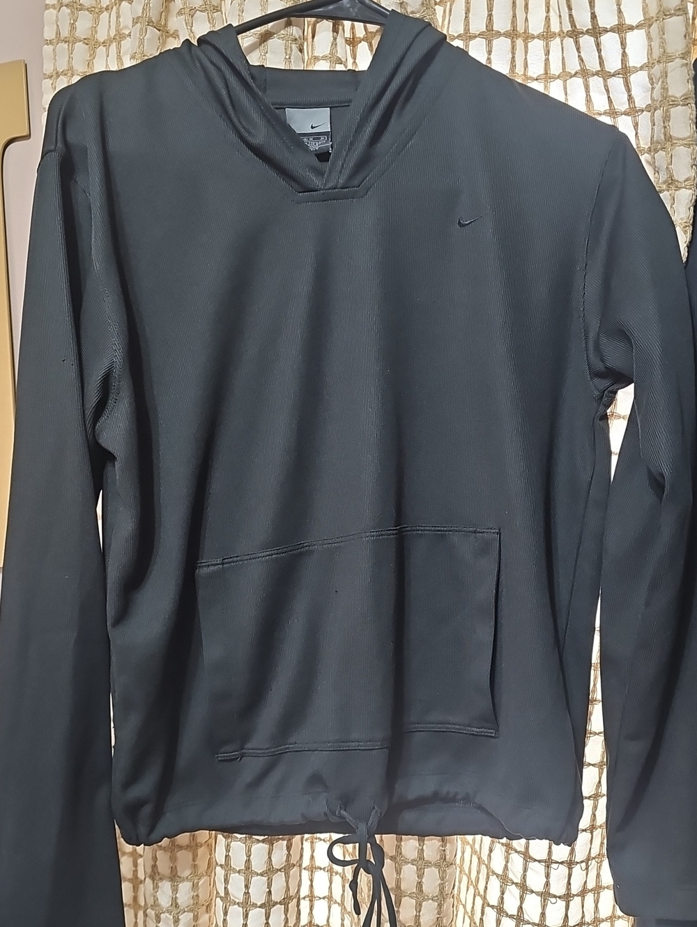 Nike Men’s Black Crewneck Hoodie Pullover